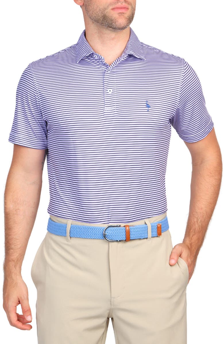 TailorByrd Multi Stripes Performance Polo, Alternate, color, Purple