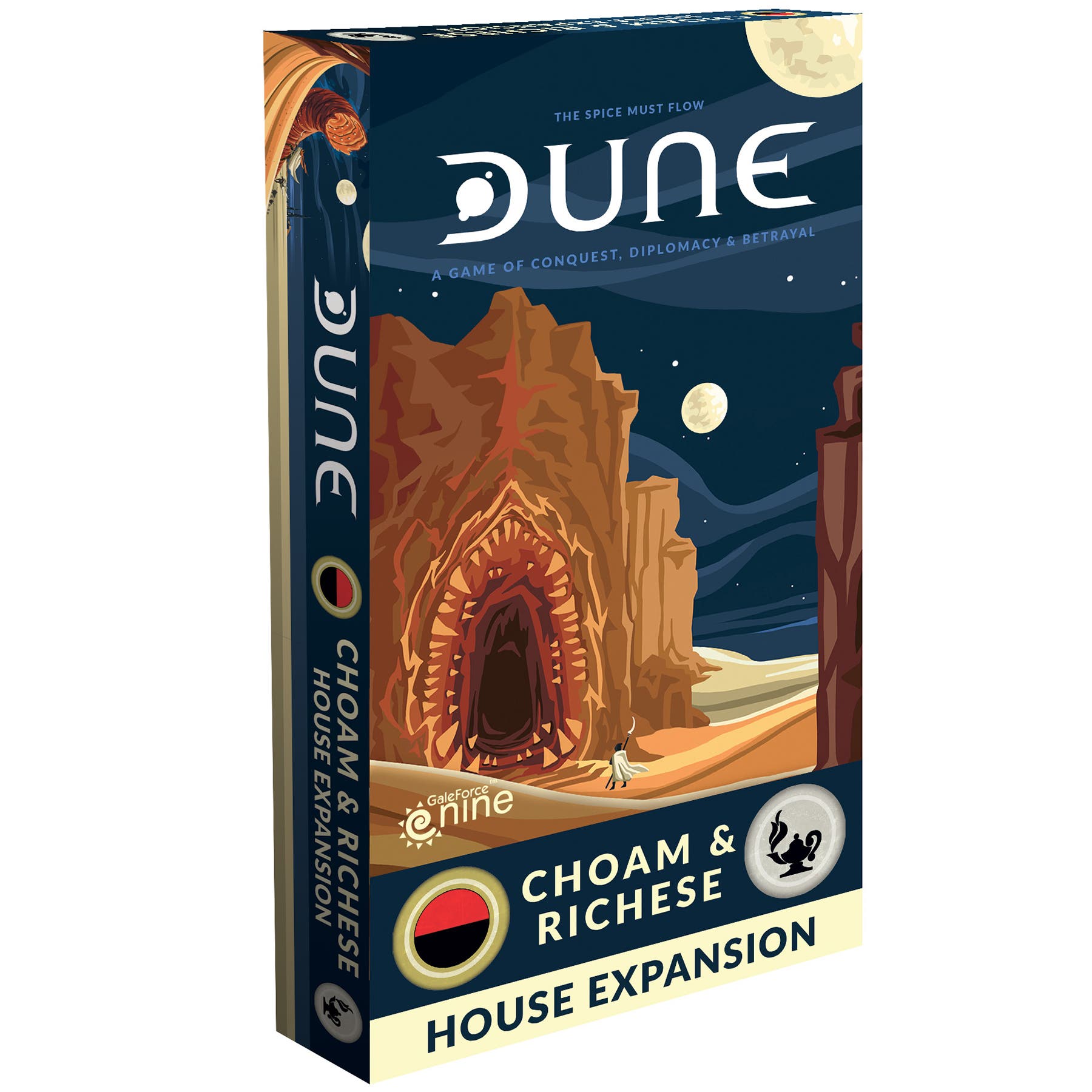 Gale Force 9 Dune Choam & Richese House Expansion Scifi Boardgame Expansion , Ages 14+ in Multicolored 