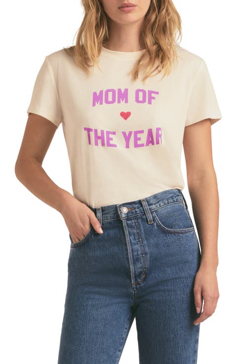 Mom of the Year Graphic T-Shirt
