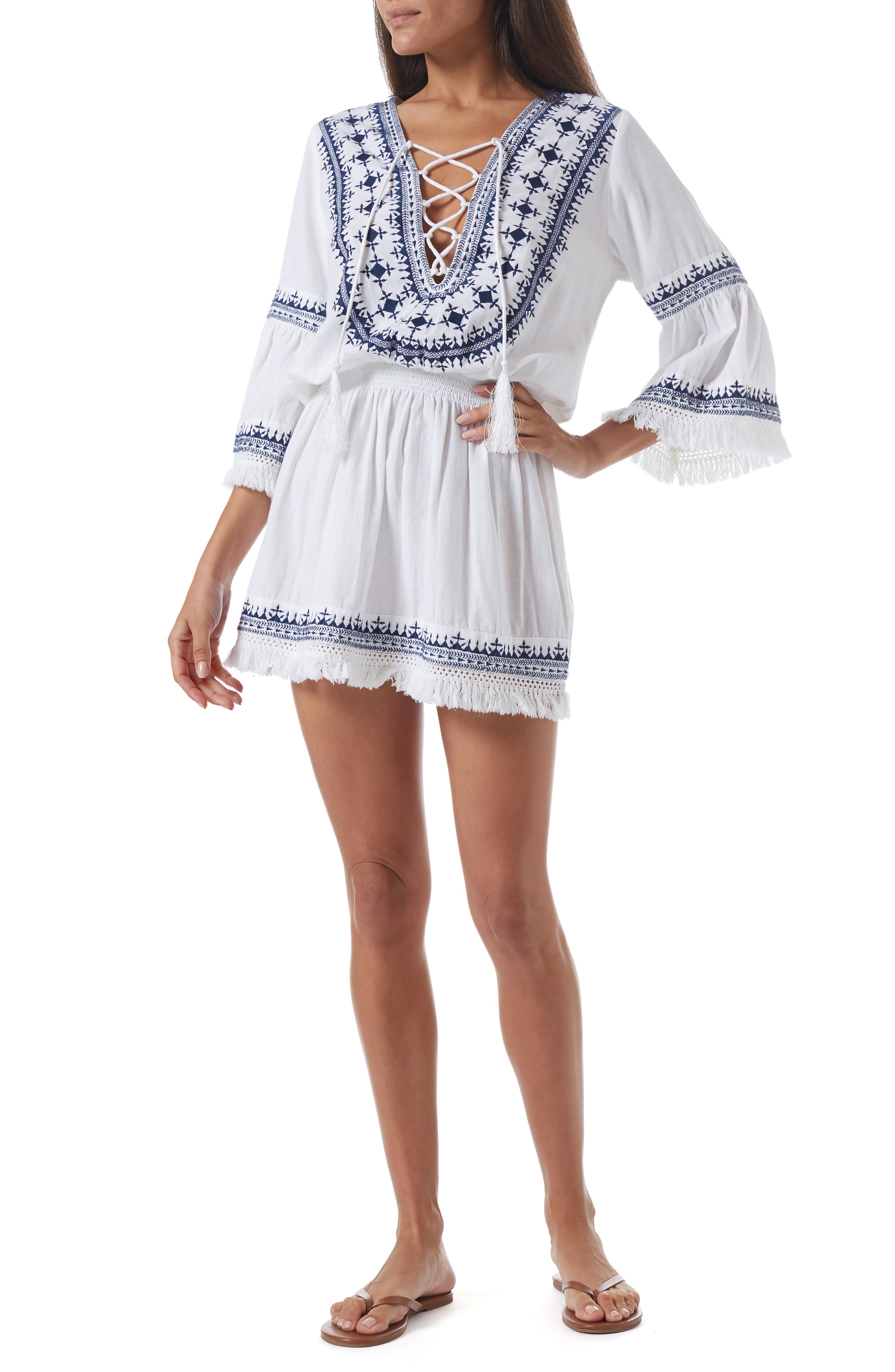 selected WHITE/ NAVY