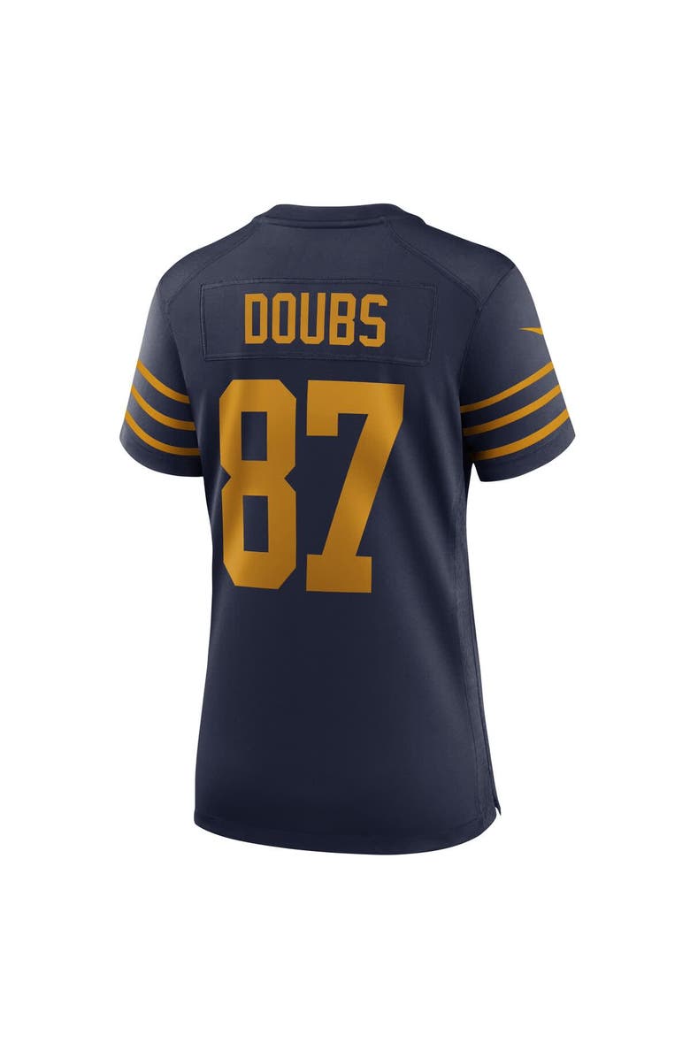 Nike Women's Nike Romeo Doubs Navy Green Bay Packers The 1923 Classic Game Jersey, Alternate, color, Navy