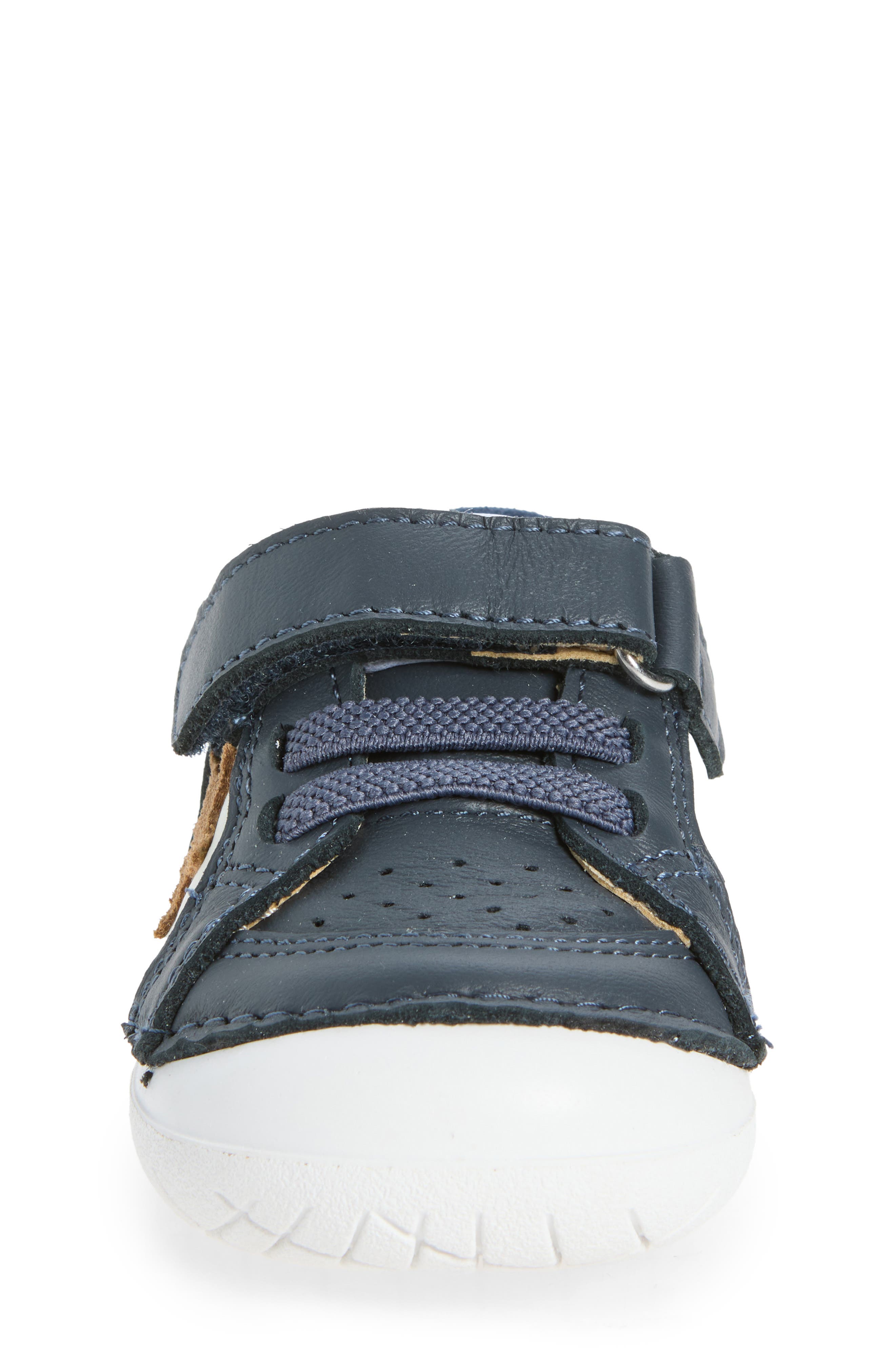 Kids' 4114 Pavesta Sneaker, Alternate, color, NAVY / TAN SUEDE