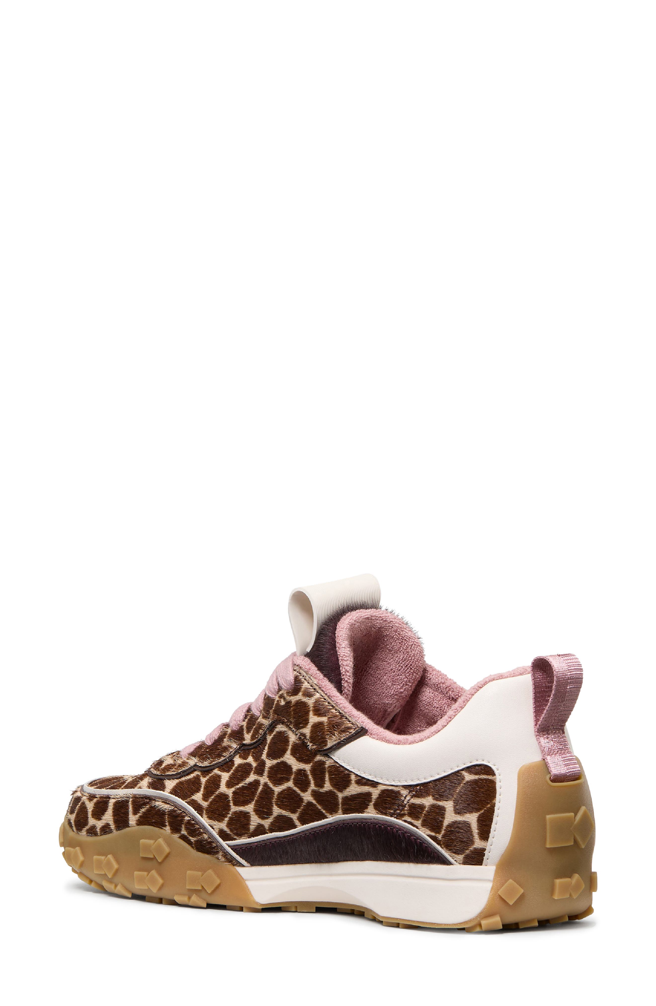 k as in kate genuine calf hair sneaker, Alternate, color, HOT FUDGE MULTI