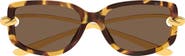 Bottega Veneta BV1440SA Rectangle Sunglasses