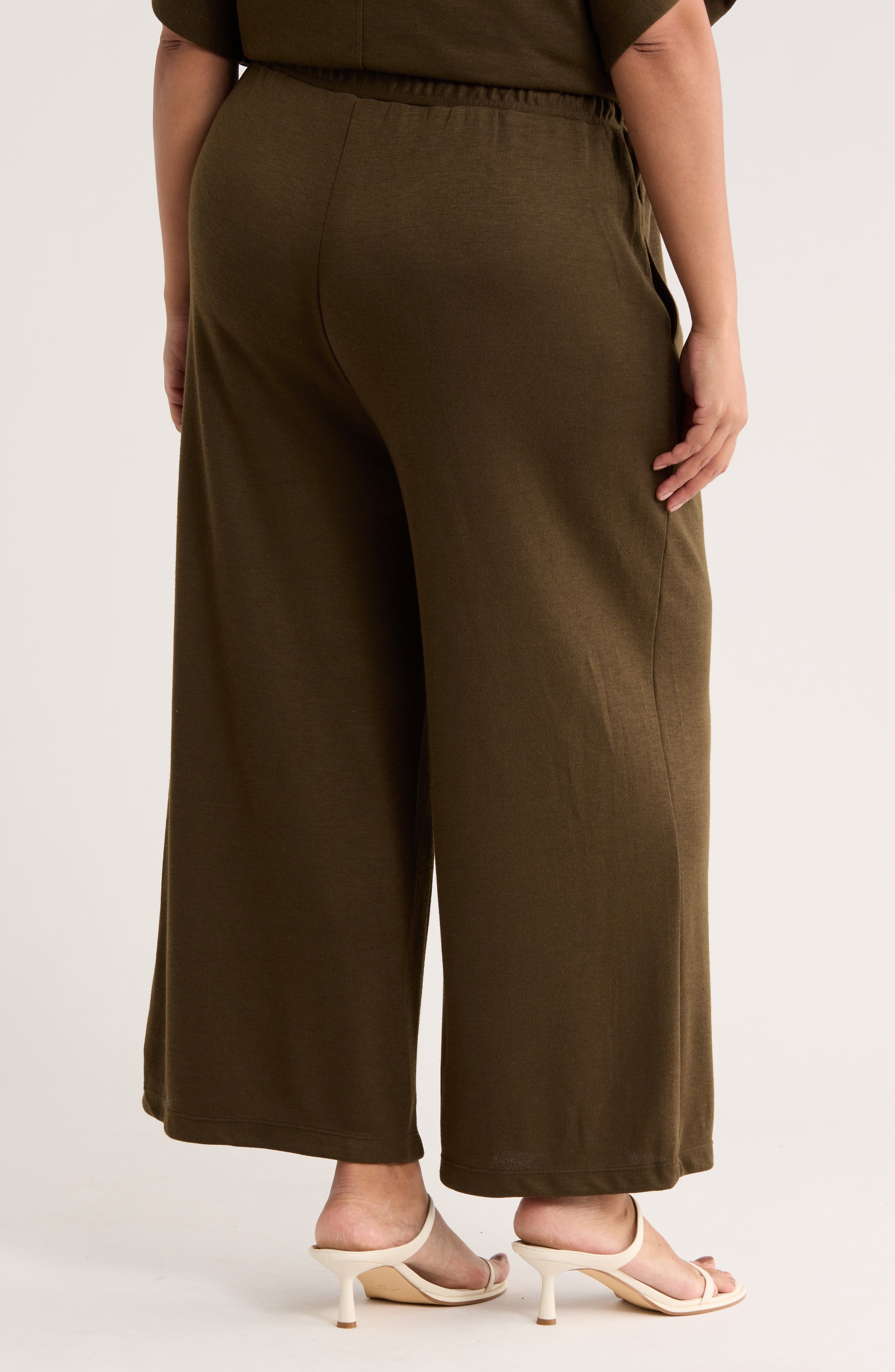 Wide Leg Crop Pants - image 4