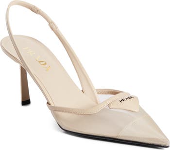 Mesh Slingback Pump
