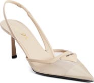 Prada Mesh Slingback Pump