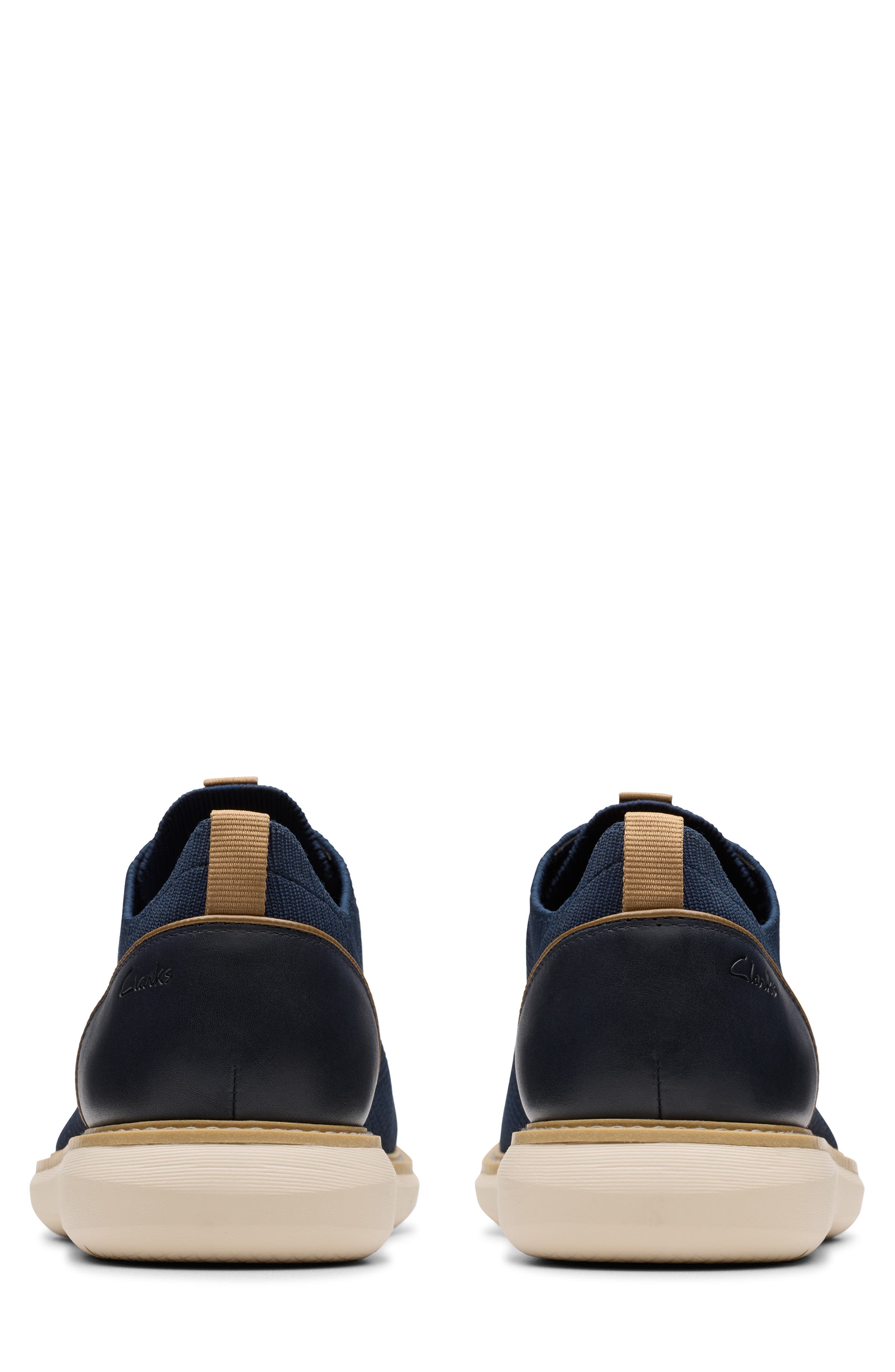Clarks<sup>®</sup> Brantin Knit Sneaker, Alternate, color, Navy Knit