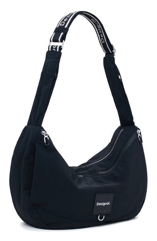 Desigual Large Travel Crossbody Bag In Blue