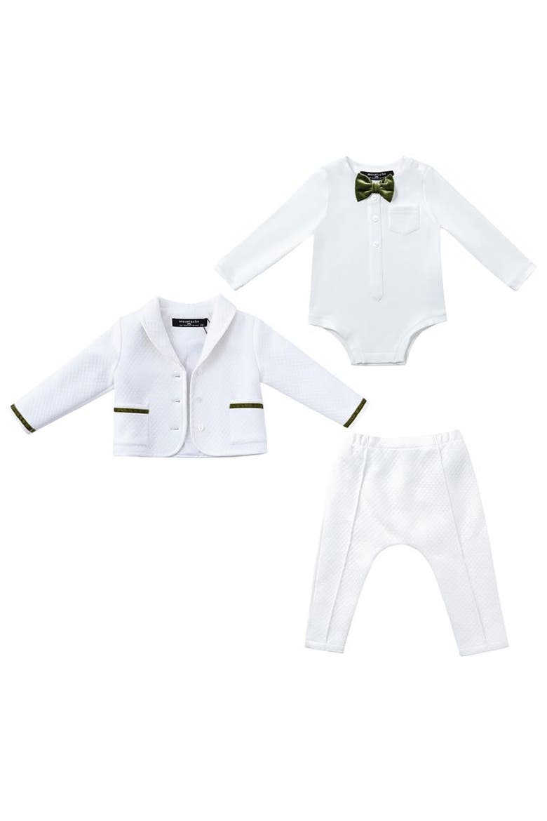 Brighton Bow Charm Set, Main, color, White