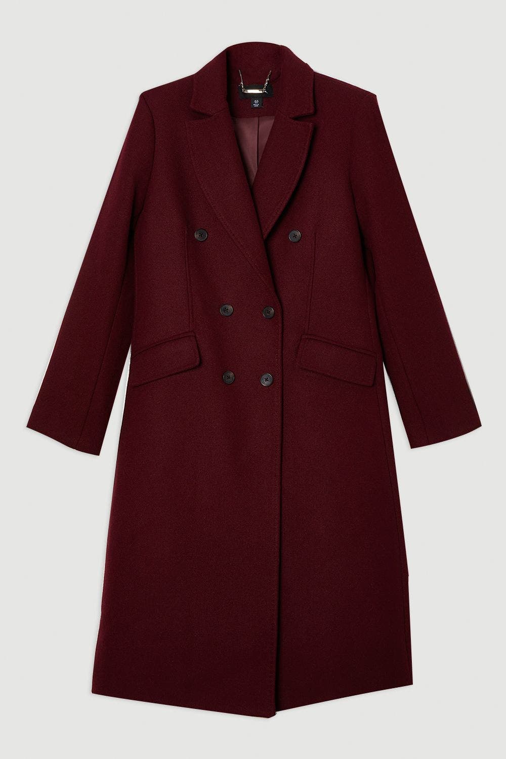 Wool Double Breasted Midi Coat - image 2