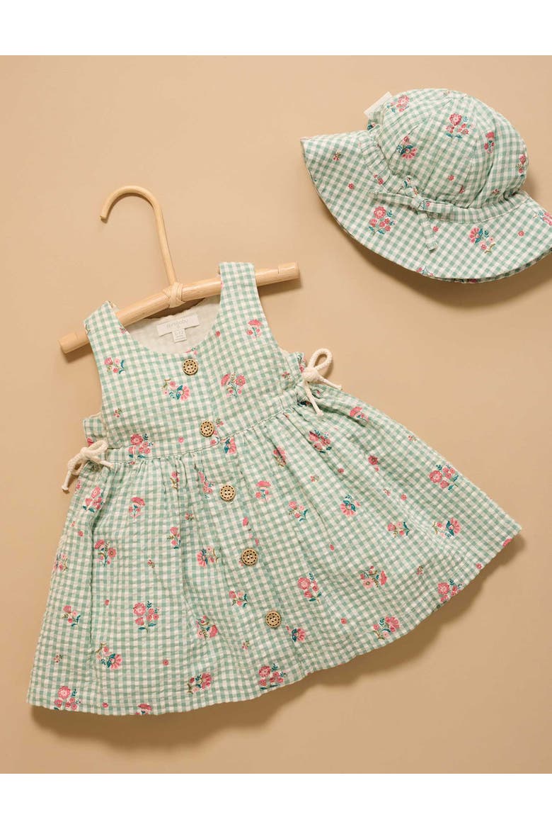 Gingham Pinnie, Alternate, color, Frida Print