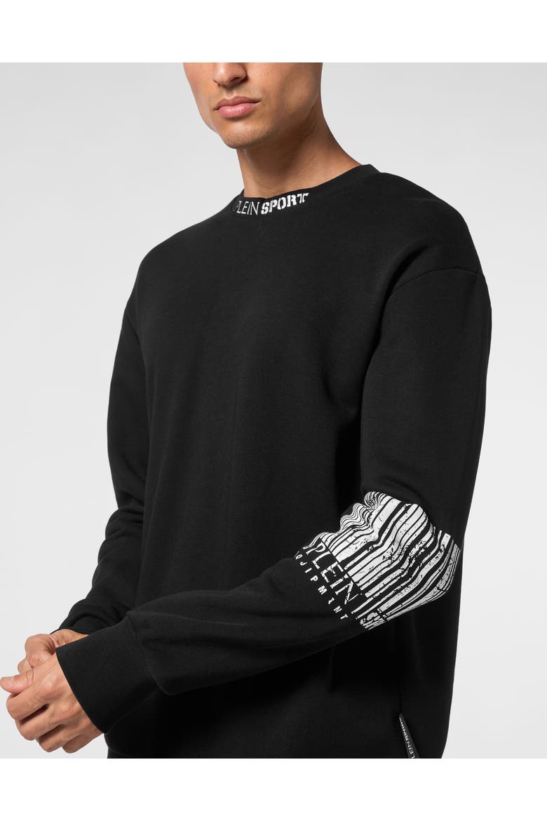 Sweatshirt Ls Barcode Men, Alternate, color, black