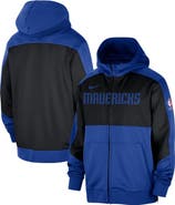 Nike Men's Nike Blue Dallas Mavericks Authentic On-Court Showtime Performance Full-Zip Hoodie