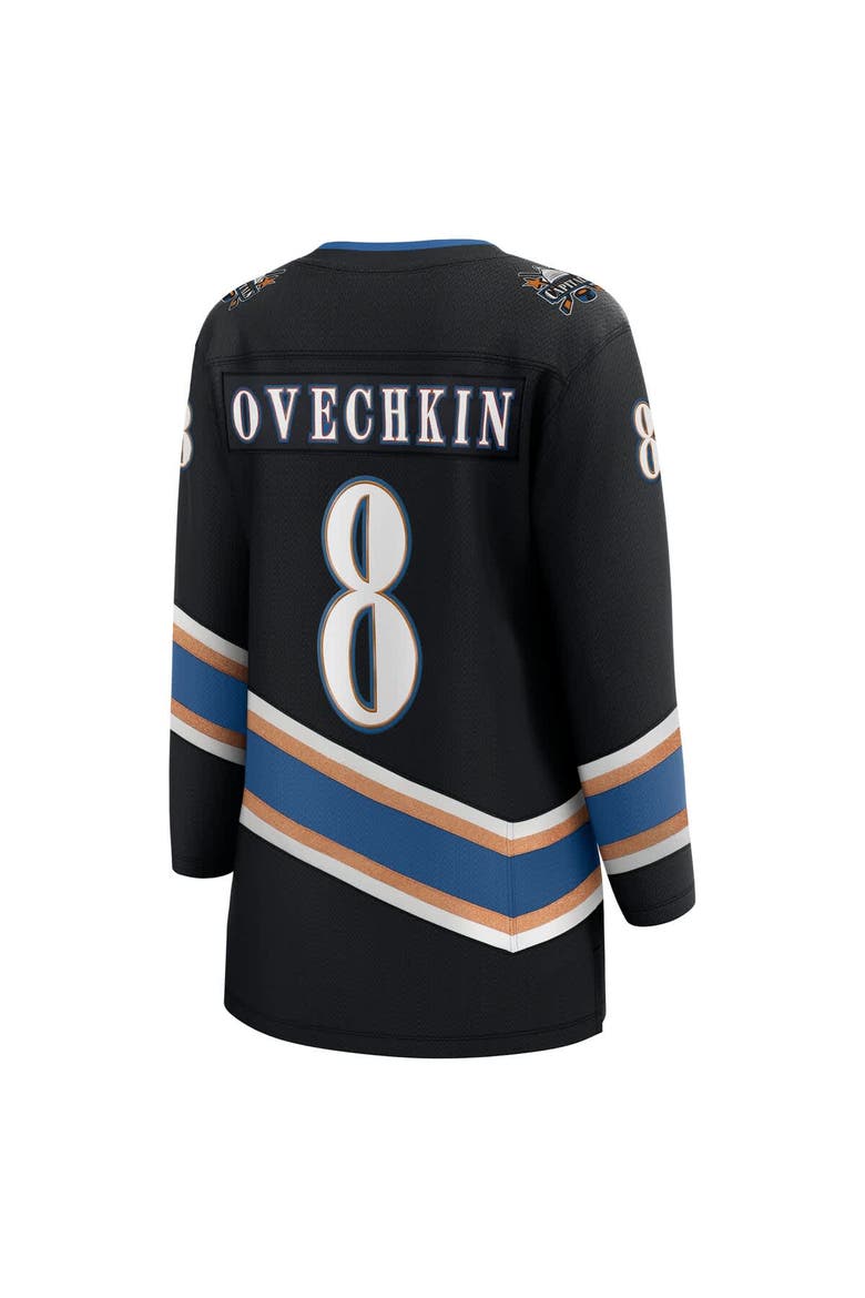 Women's Fanatics Alexander Ovechkin Black Washington Capitals Alternate 50th Anniversary Premier Breakaway Player Jersey, Alternate, color, Black