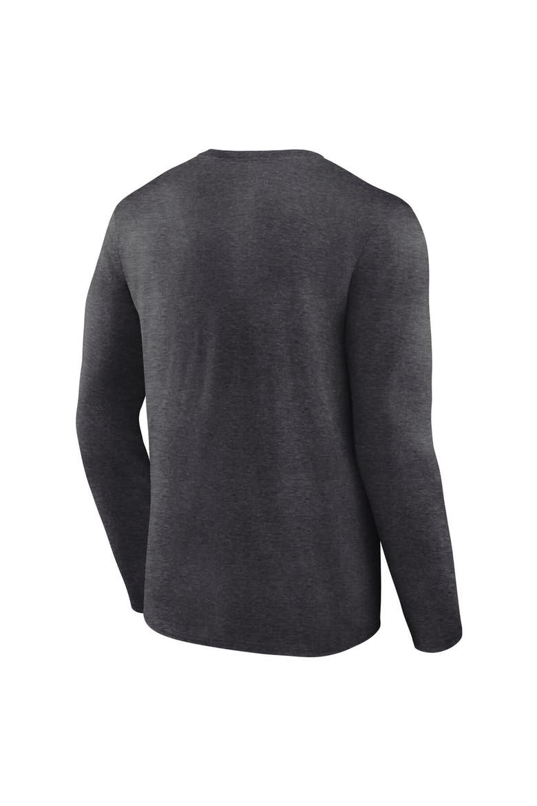 Men's Fanatics  Heather Charcoal Seattle Kraken Authentic Pro Secondary Long Sleeve T-Shirt, Alternate, color, Heather Charcoal