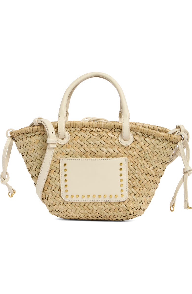 Collection XIIX Small Straw Tote, Main, color, Natural White