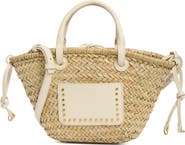 Collection XIIX Small Straw Tote