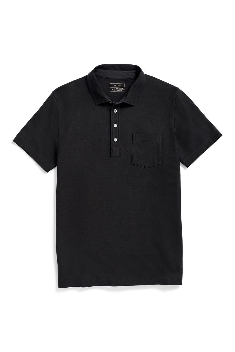 Pensacola Pima Cotton Piqué Polo, Main, color, BLACK