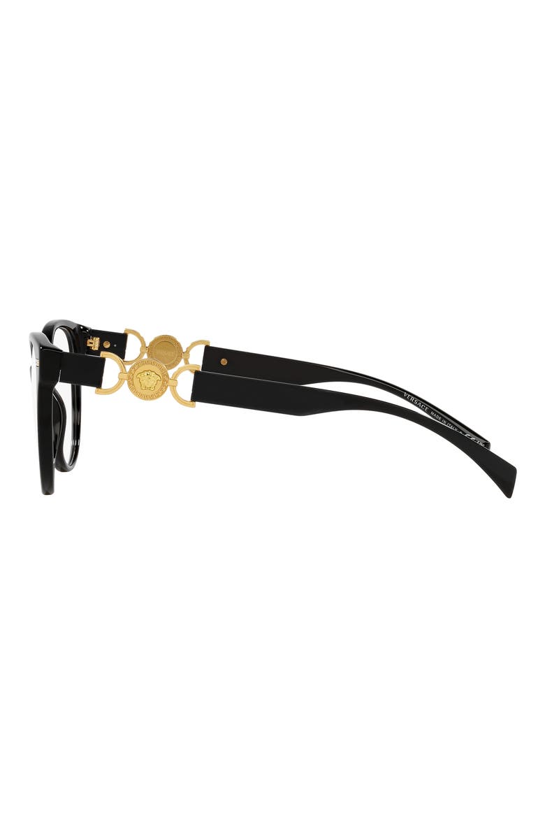 55mm Cat Eye optical glasses, Alternate, color, BLACK