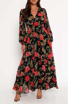 Petal & Pup Anisa Floral Long Sleeve Maxi Dress