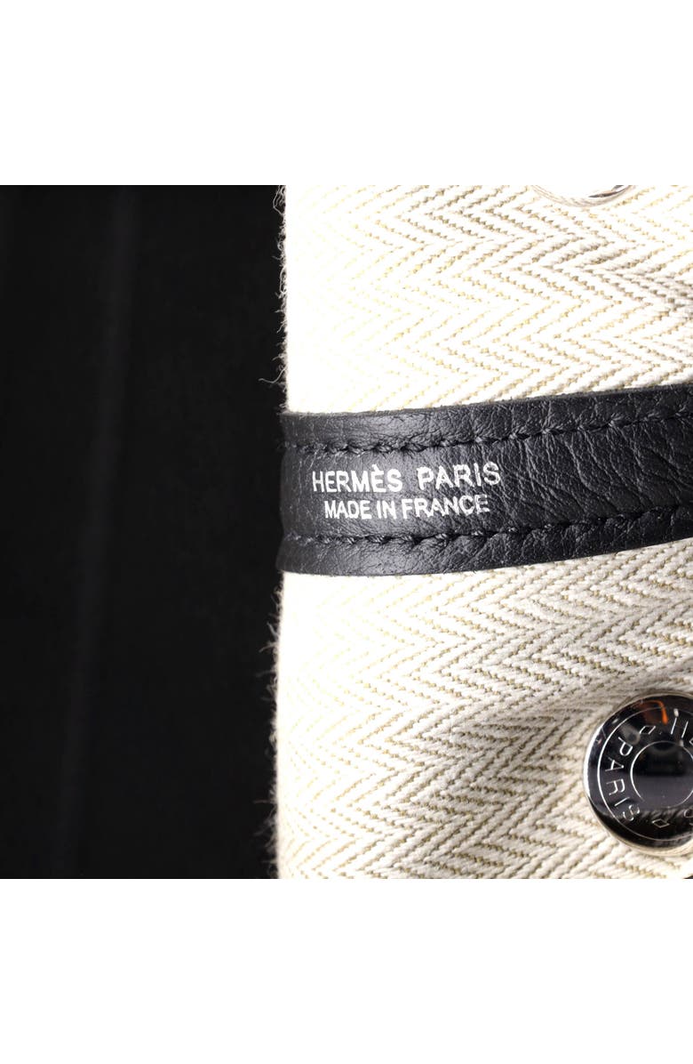 Pre-Owned Hermes Garden Party Tote Leather 30, Alternate, color, Noir