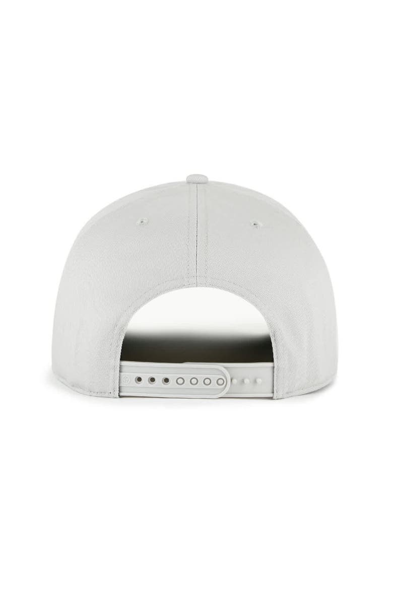 Men's '47 Gray/Brown New York Yankees Cooperstown Break Wood Suede Hitch Adjustable Hat, Alternate, color, Gray