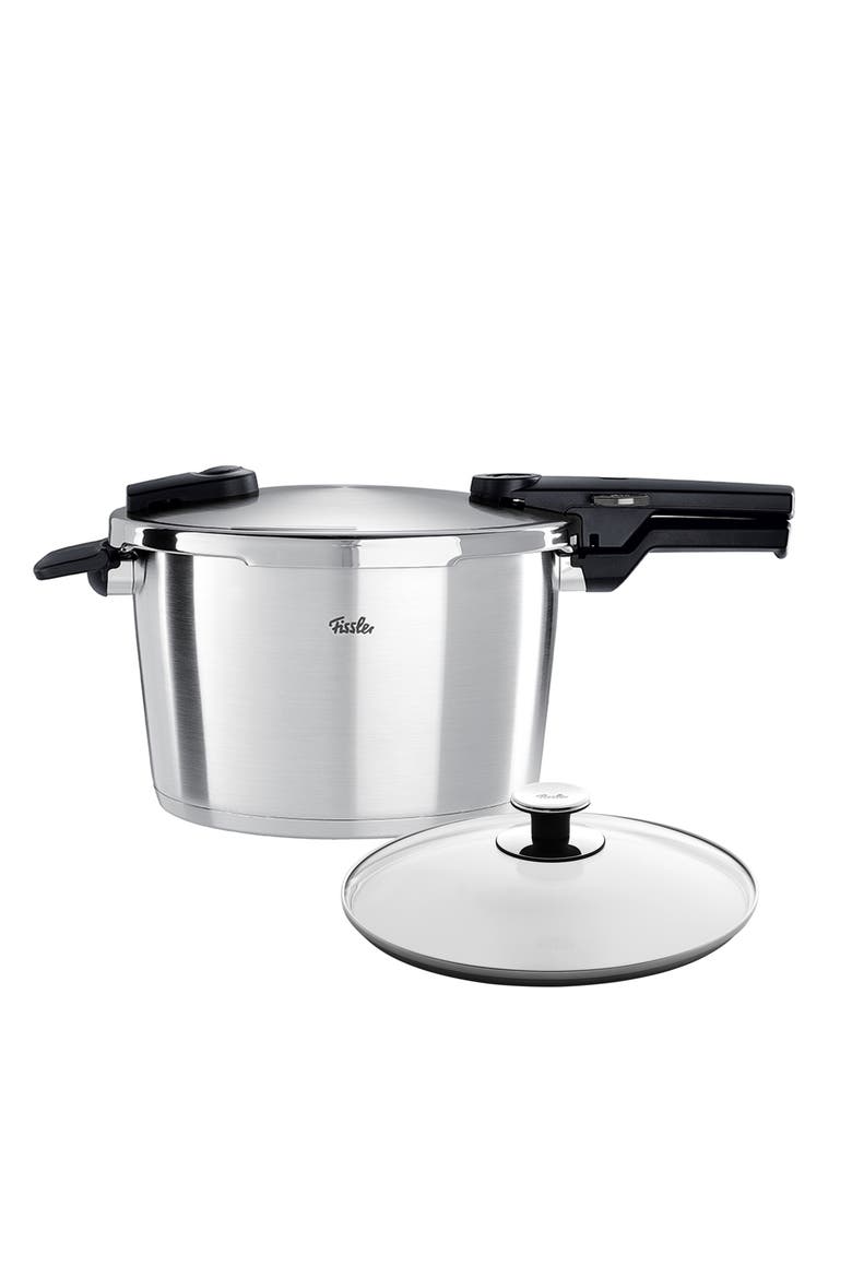 Vitaquick Premium Pressure Cooker Set and Glass Lid, Main, color, Stainless Steel