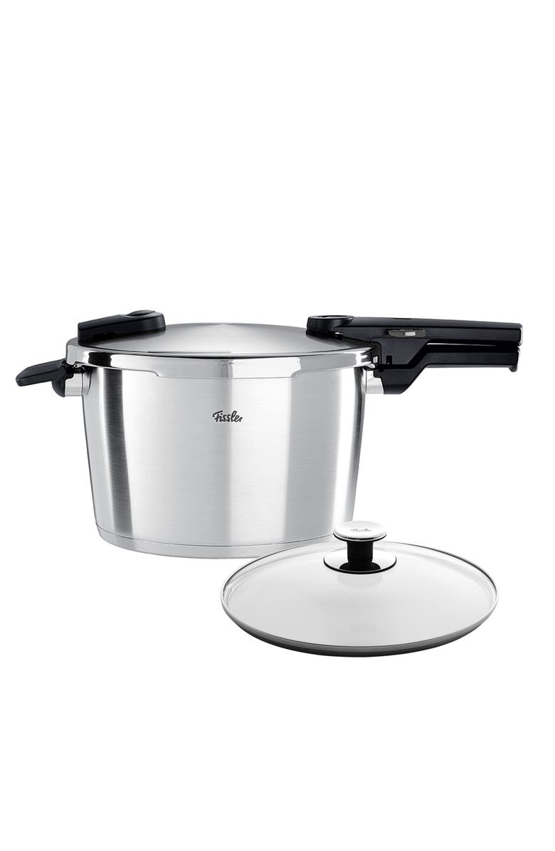 Fissler Vitaquick Premium Pressure Cooker Set and Glass Lid, Main, color, 