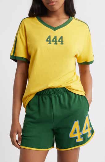 THE MAYFAIR GROUP 444 Aligned Cotton V-Neck T-Shirt