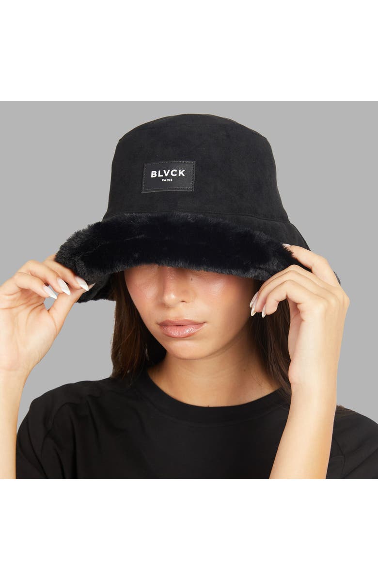 Blvck Paris Blvck Suede Bucket Hat, Alternate, color, 