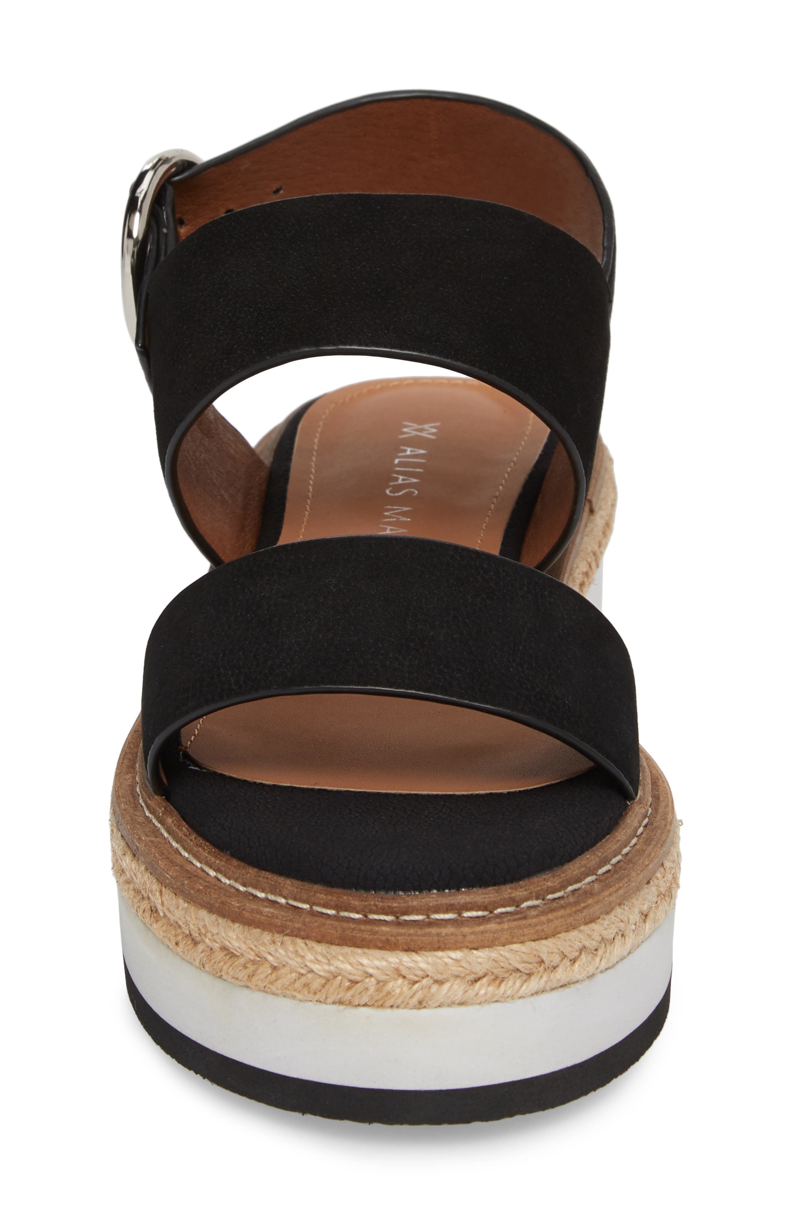 Alias Mae Niche Platform Sandal, Alternate, color, 