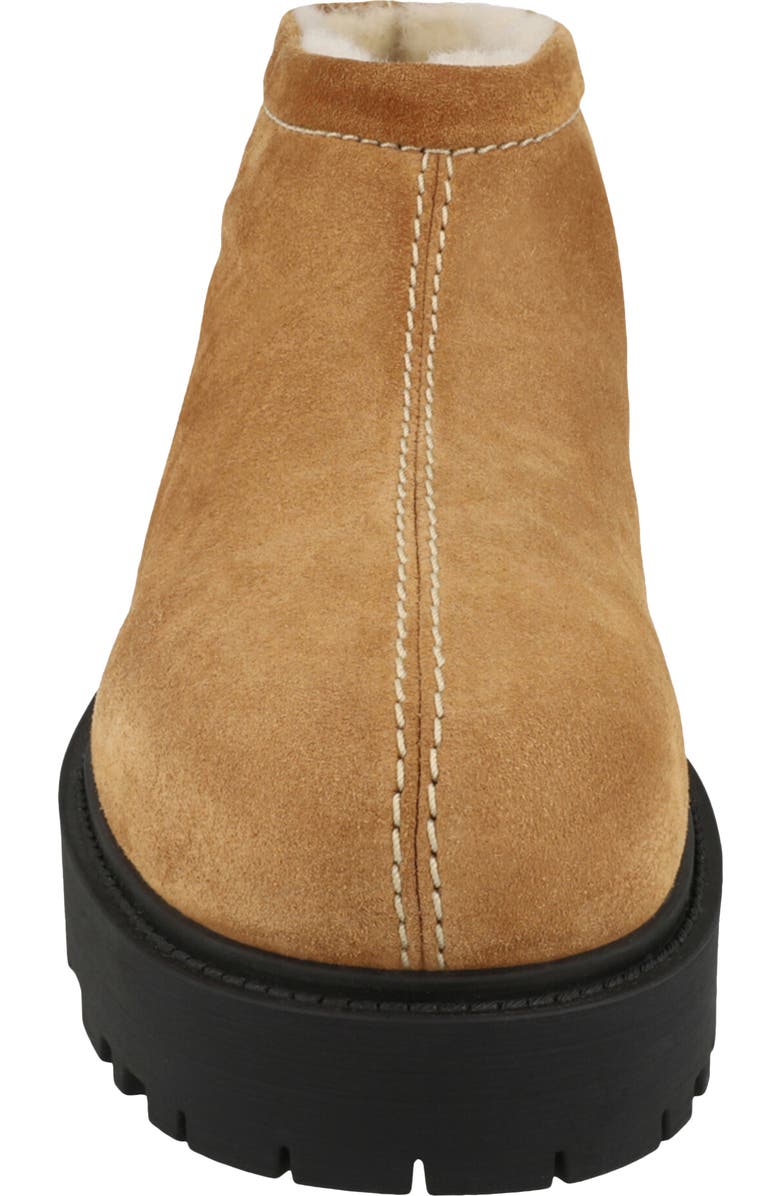 Givenchy Storm Suede Genuine Shearling Lined Boot, Alternate, color, Camel