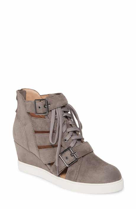 Linea Paolo Fave Cutout Wedge Sneaker