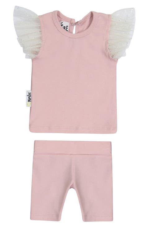 Glitter Mesh Top & Shorts Set (Baby)