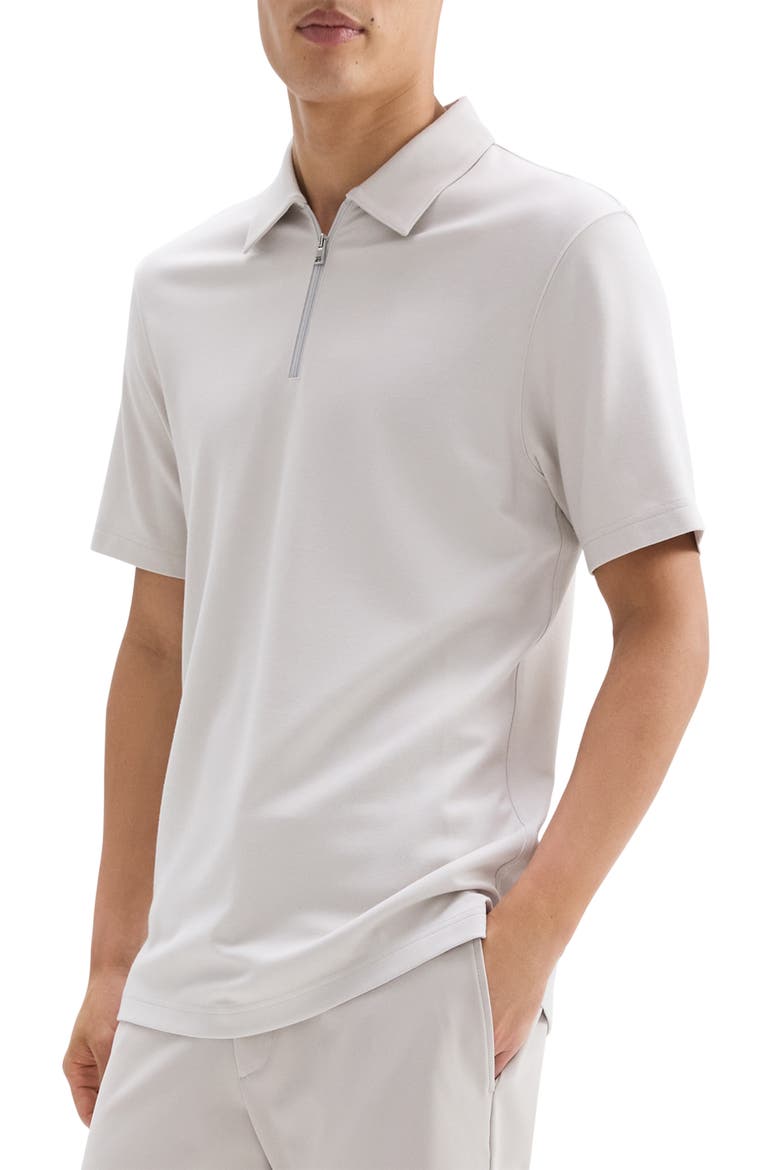 Ryder Zip Polo, Main, color, FOG