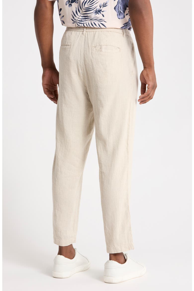Linen & Cotton Blend Pants, Alternate, color, LIGHT SAND