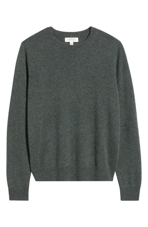 Nordstrom Cashmere Crewneck Sweater In Green