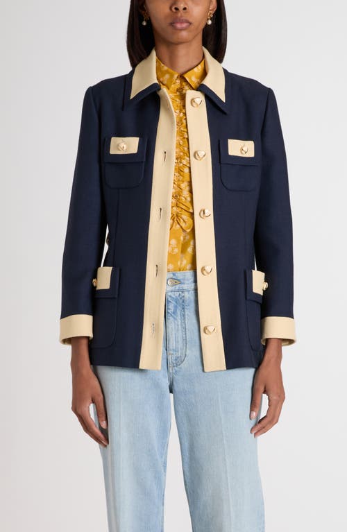 Valentino Collared Single-breasted Coat Jacket With Belted Waist In Animal Print