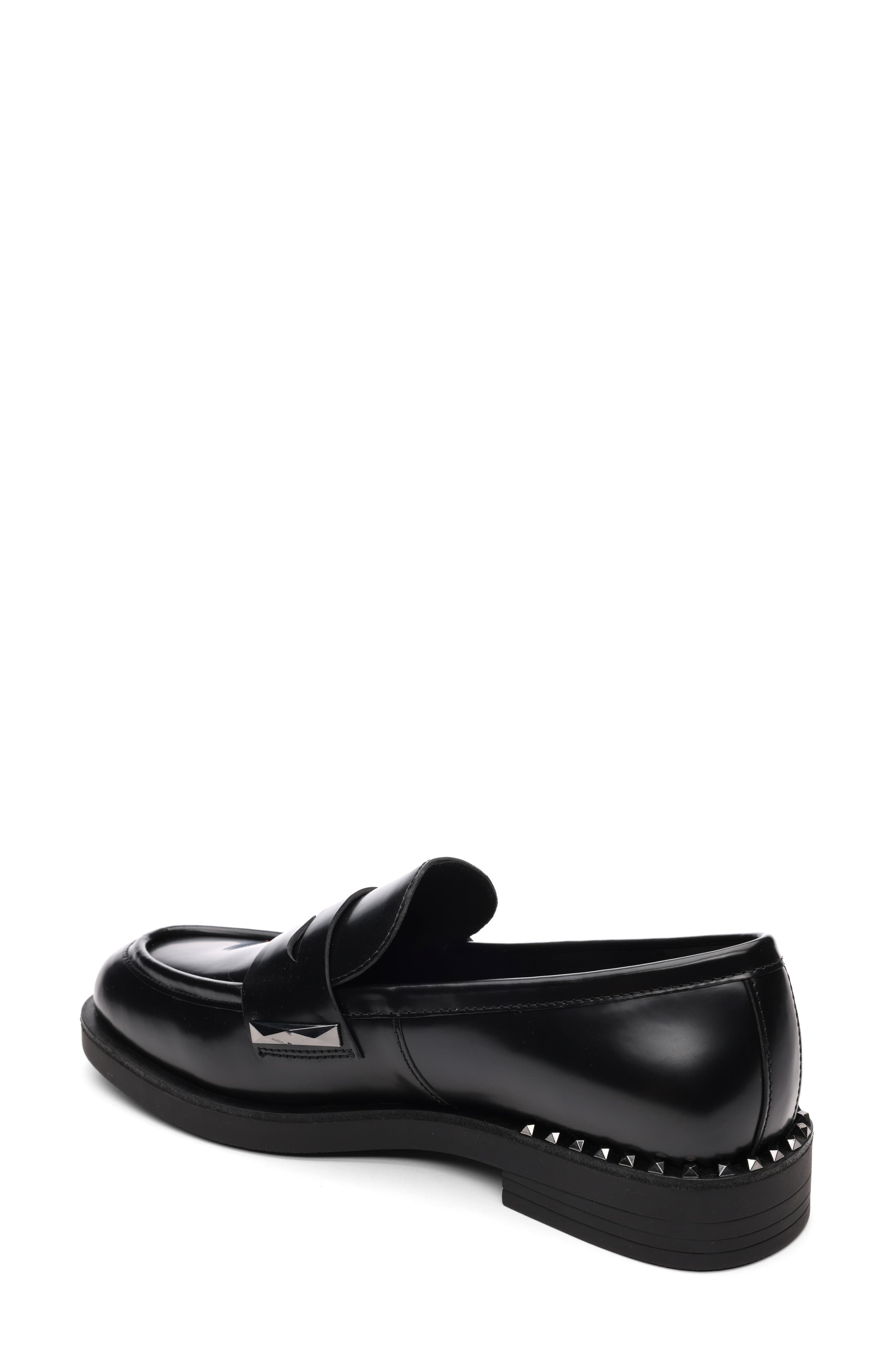 Ash Whisper Stud Penny Loafer, Alternate, color, 