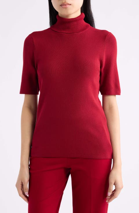Turtleneck Rib Sweater