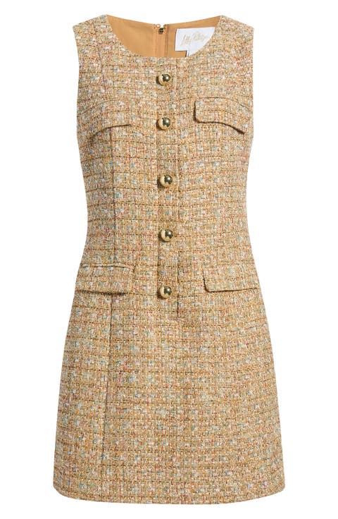 Bindy Tweed Shift Romper
