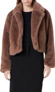 Endless Rose Faux Fur Button Coat