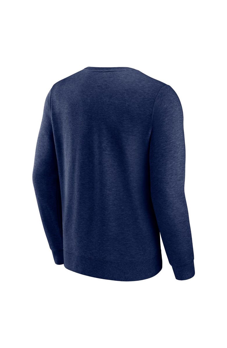 FANATICS Men's Fanatics Branded Heathered Navy Detroit Tigers Classic Move Pullover Sweatshirt, Alternate, color, 