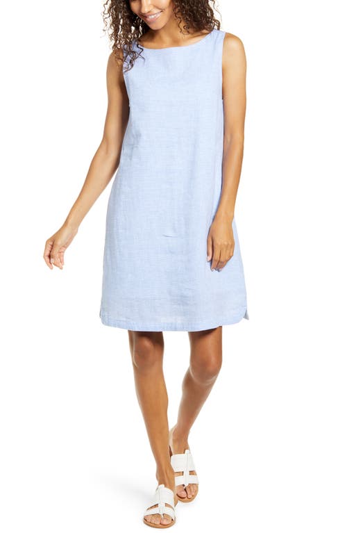 beachlunchlounge Alina Stripe Linen & Cotton Shift Dress in Horizon  product