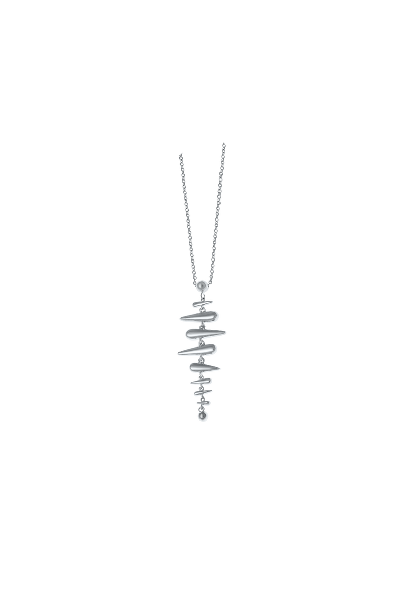 Shard Pendant 28/32", Main, color, Sterling Silver