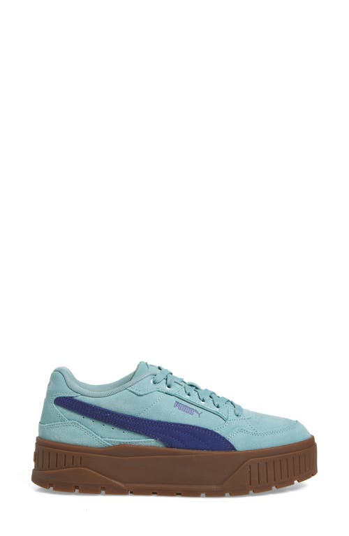 Puma Karmen Ii Idol Platform Sneaker In Modern Mint-blue Crystal