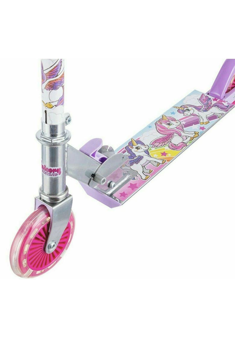 Unicorn Scooter with 2 Light Up Wheels, Alternate, color, Multicolored