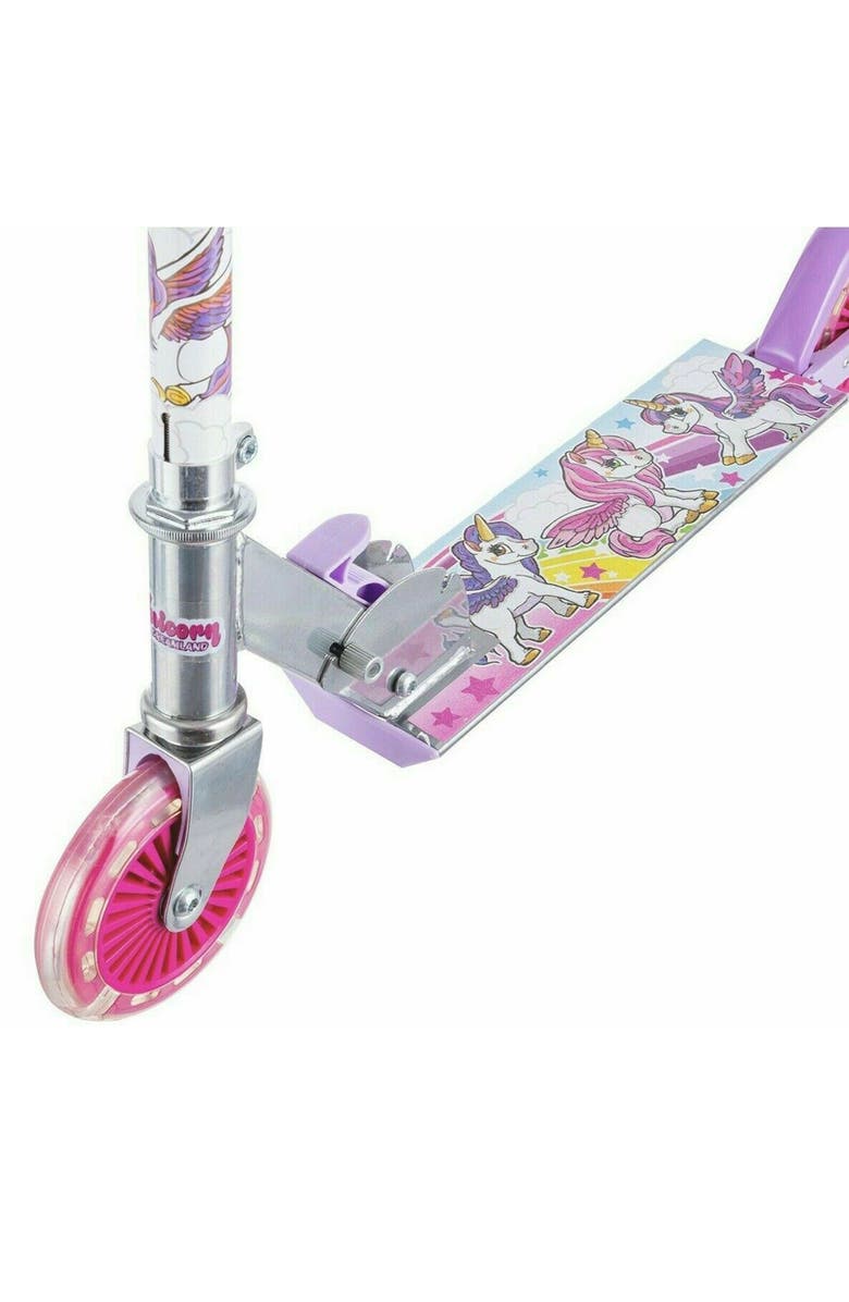 Ozbozz Unicorn Scooter with 2 Light Up Wheels, Alternate, color, Multicolored