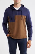 johnnie-O Waffle Panel Hoodie